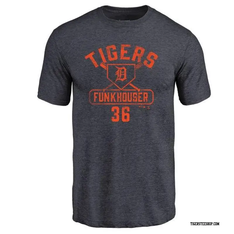 Youth Detroit Tigers ＃36 Kyle Funkhouser Navy Branded Base Runner T-Shirt